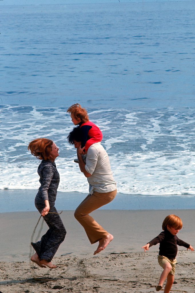 Maggie Smith, Robert Stephens and their children
