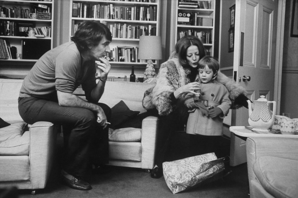 Maggie Smith and Robert Stephens, 1971